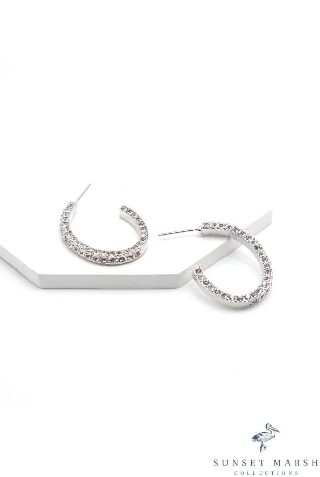 Starlit Arc - Silver Earrings - Sunset Marsh Collections