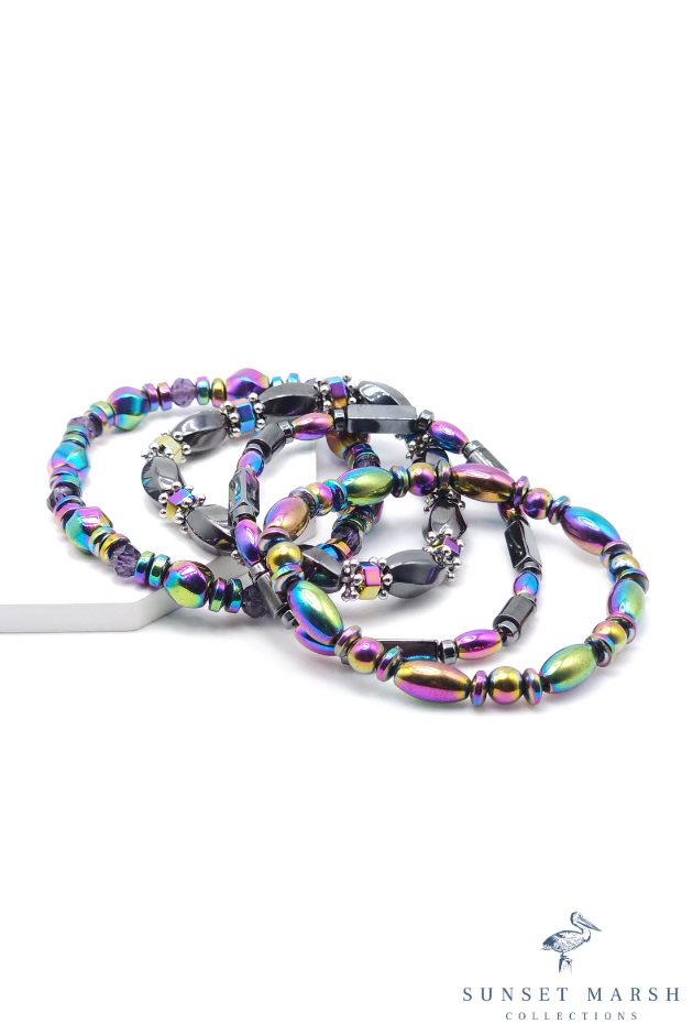 Prismatic Gleam - Multi Bracelet - Sunset Marsh Collections